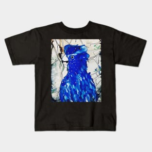 Blue cockatoo Kids T-Shirt